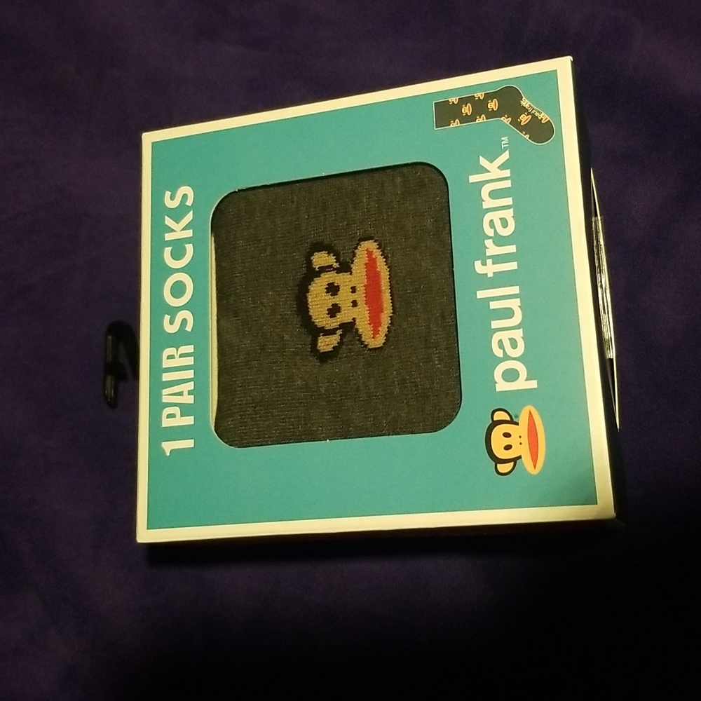 Paul Frank sock boxed set fits size 7-12 nwt